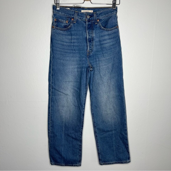 NWT Levi’s Ribcage Straight Ankle Jean Super High Rise Sz 27 - Picture 2 of 11